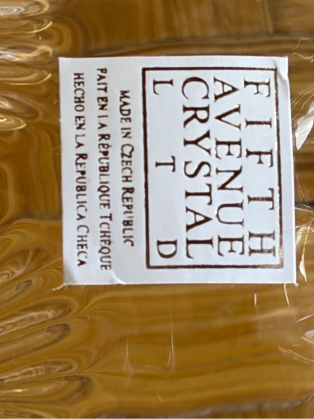 Fifth Avenue Crystal Portico Candy Dish Covered 7” Czech Vanity Storage - Picture 7 of 9